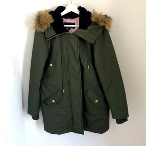 Jcrew Perfect Parka  Olive/Small